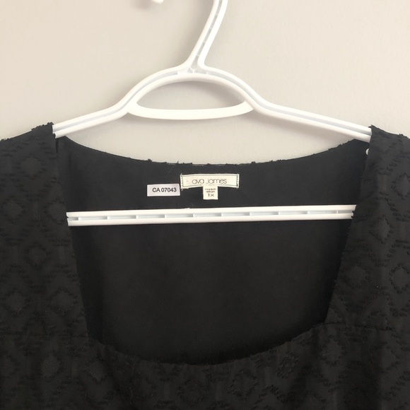 Ava James Square Neck Blouse - Picture 2 of 4